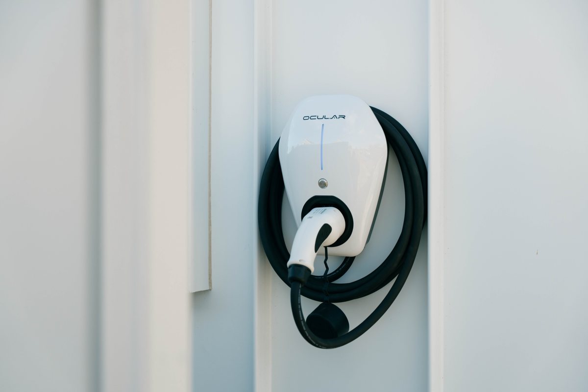 Installed EV charger